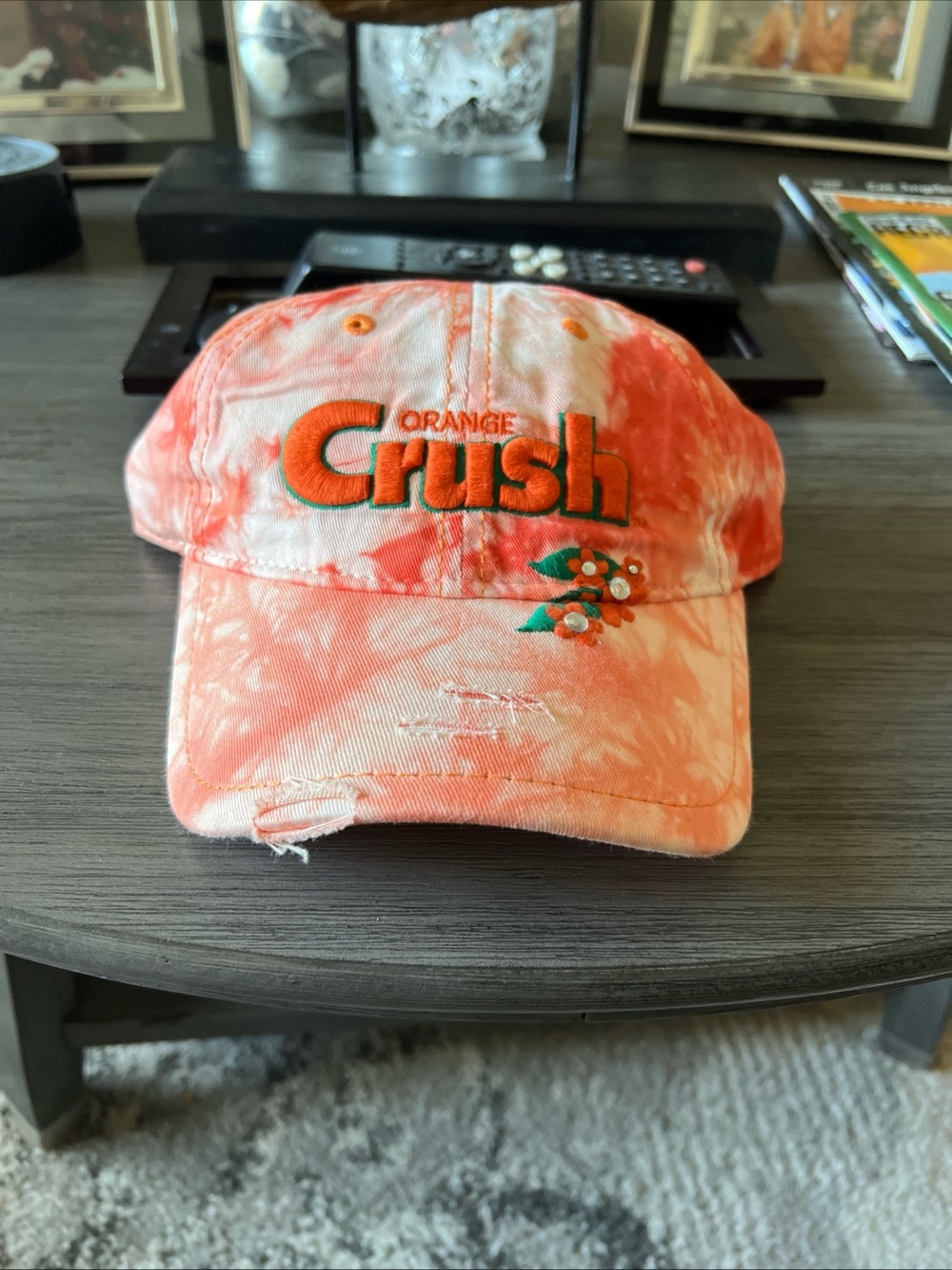 Orange Crush Tye Dye Cap